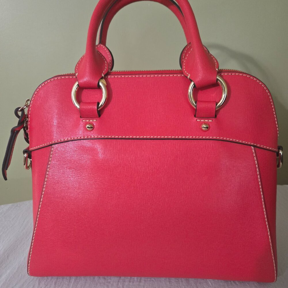 Dooney & Bourke Saffiano Cameron Satchel Crossbody - Picture 7 of 9